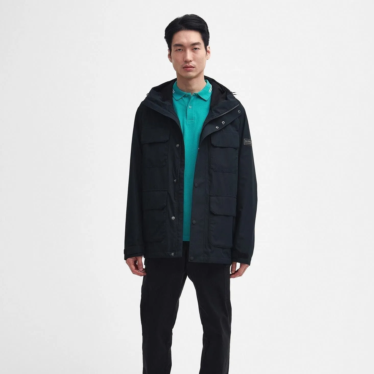 Barbour International Callerton Waterproof Jacket in Black