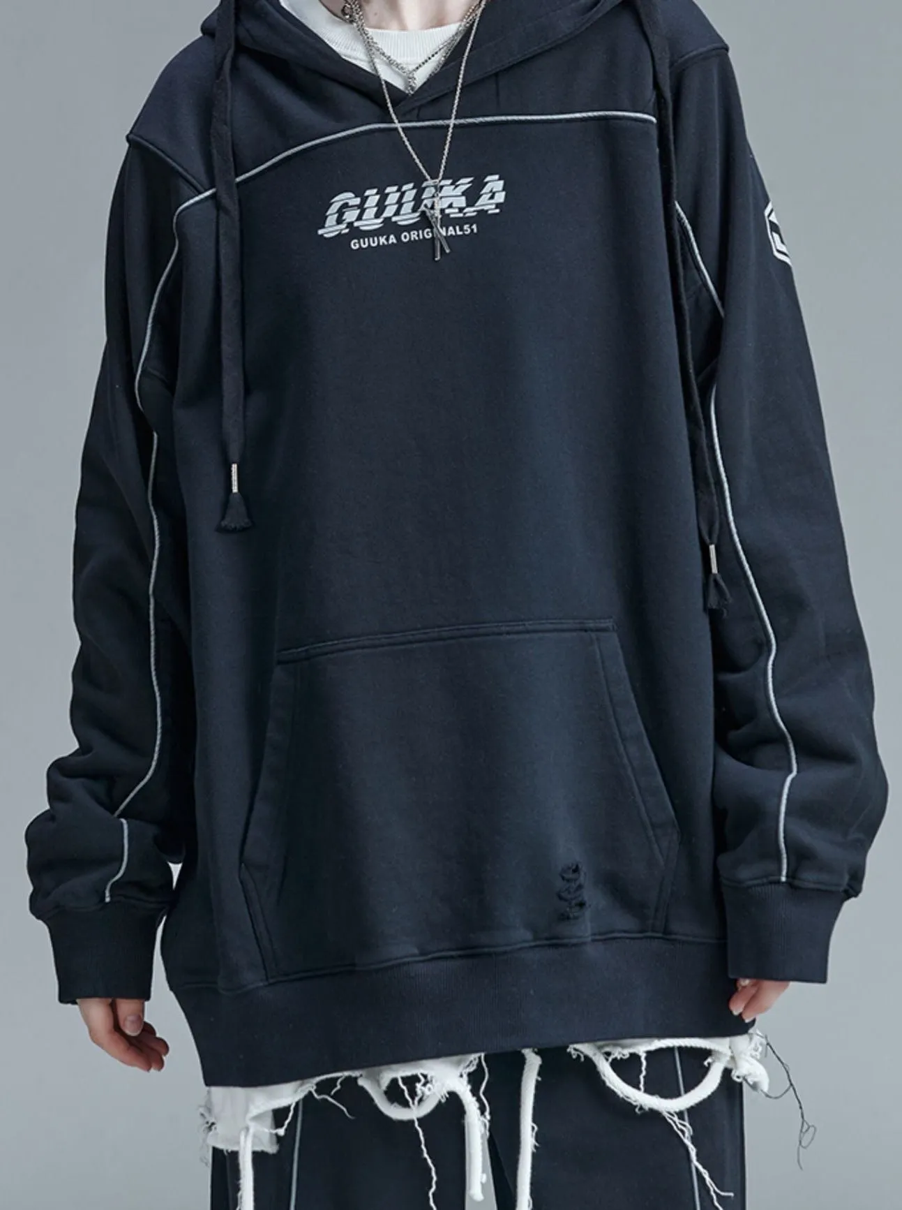 Hoodie Over Mode Street Hooded Hip