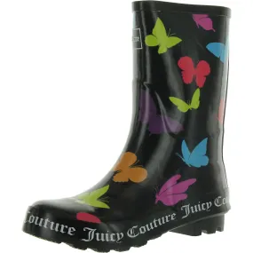 Juicy Couture Womens Totally Logo Padded Insole Rain Boots