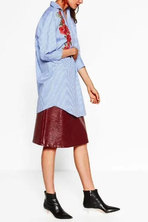 OEM ODM Embroidered Long Sleeve Blouses