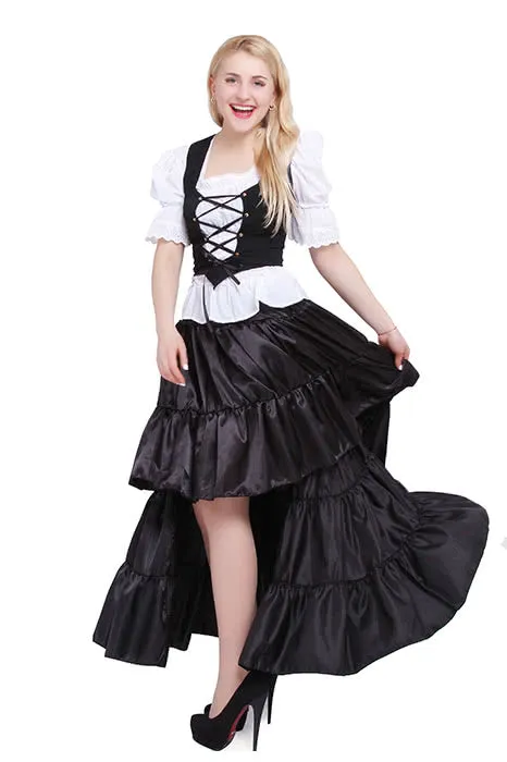 Oktoberfest Costumes Women  Retro Belly Dances Skirts Long Dresses GC14A-F-3