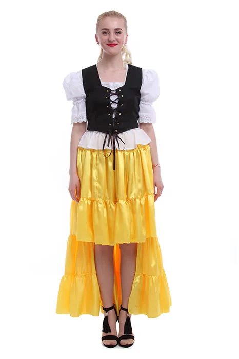 Oktoberfest Costumes Women  Retro Belly Dances Skirts Long Dresses GC14A-F-3