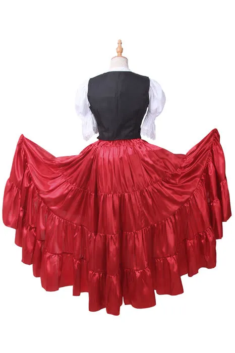 Oktoberfest Costumes Women  Retro Belly Dances Skirts Long Dresses GC14A-F-3
