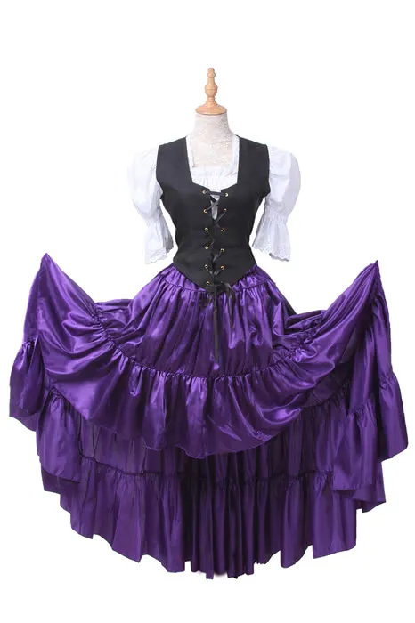 Oktoberfest Costumes Women  Retro Belly Dances Skirts Long Dresses GC14A-F-3
