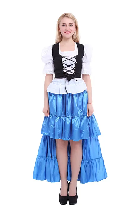 Oktoberfest Costumes Women  Retro Belly Dances Skirts Long Dresses GC14A-F-3
