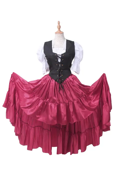 Oktoberfest Costumes Women  Retro Belly Dances Skirts Long Dresses GC14A-F-3