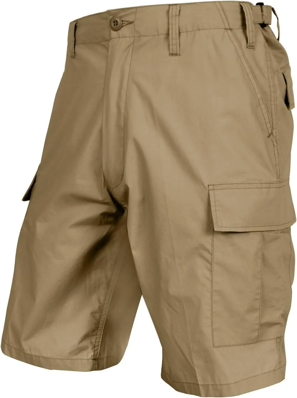 Rothco Lightweight Tactical BDU Shorts | 100% Cotton Adjustable Cargo Mens Summer Shorts