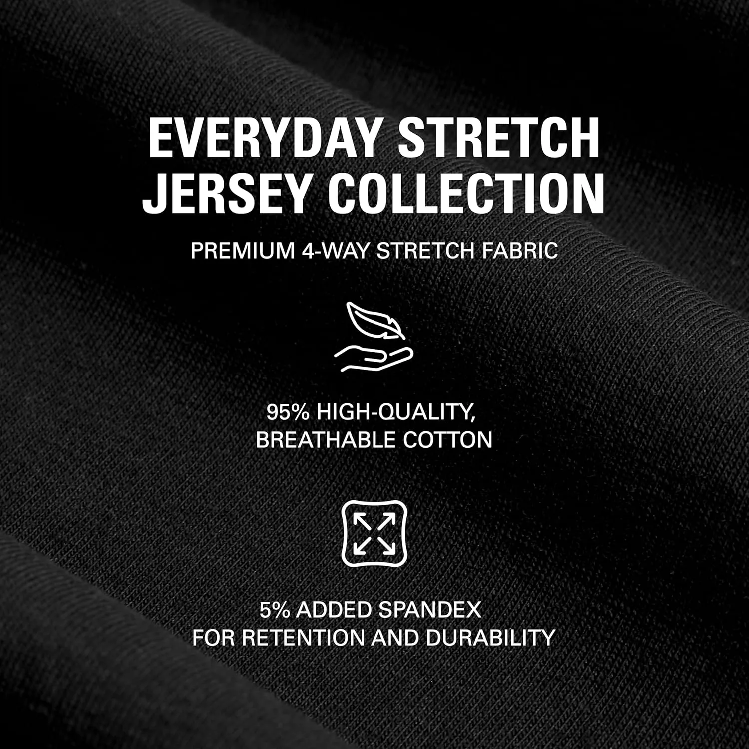 STRONGSIZE Men's Big and Tall Shirts – Stretch T-Shirt for Casual Wear (Available in Longer and Regular Length)