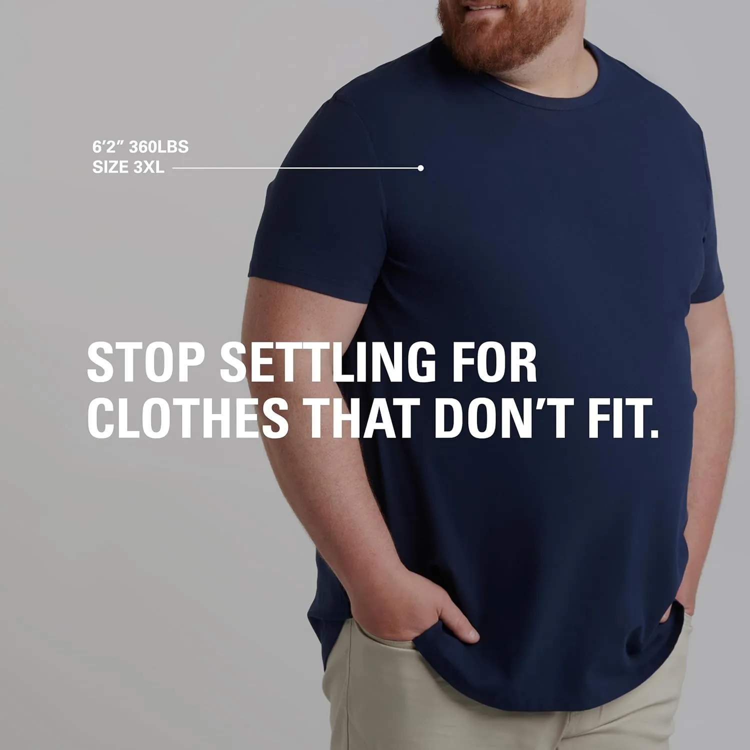 STRONGSIZE Men's Big and Tall Shirts – Stretch T-Shirt for Casual Wear (Available in Longer and Regular Length)