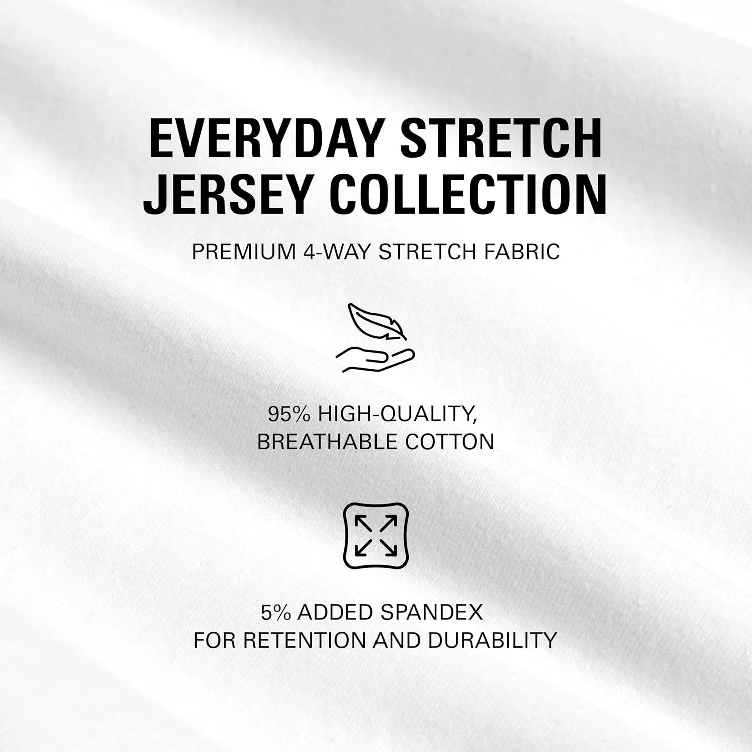 STRONGSIZE Men's Big and Tall Shirts – Stretch T-Shirt for Casual Wear (Available in Longer and Regular Length)