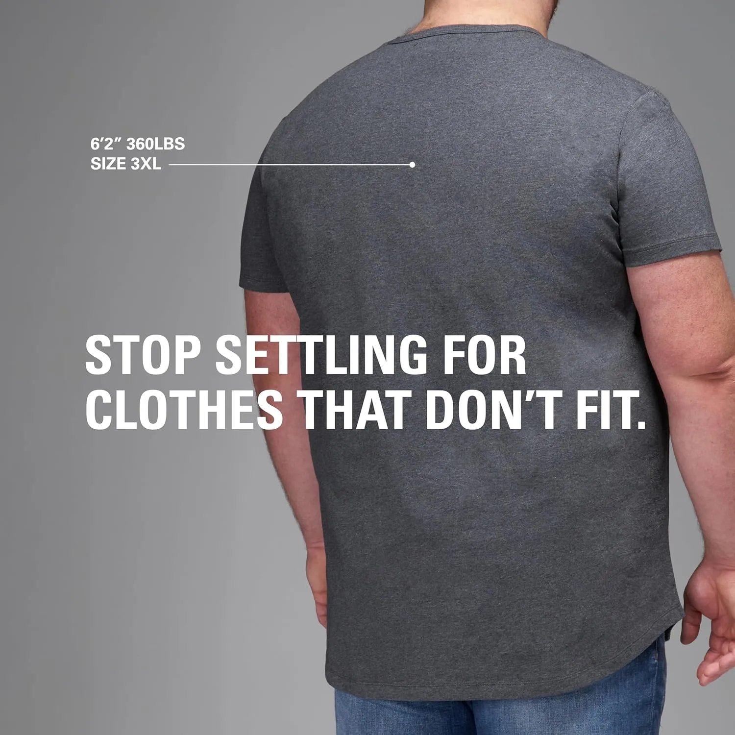 STRONGSIZE Men's Big and Tall Shirts – Stretch T-Shirt for Casual Wear (Available in Longer and Regular Length)