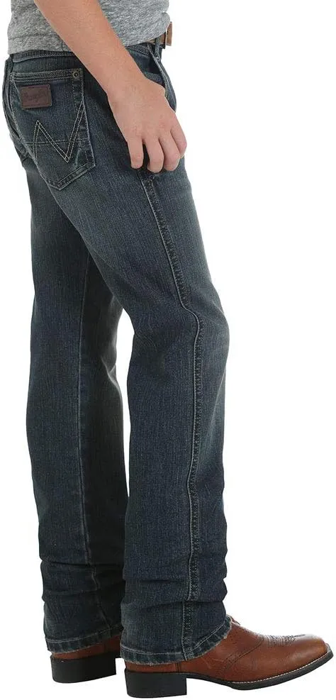 Wrangler Boy's Retro Slim Fit Straight Leg Jean