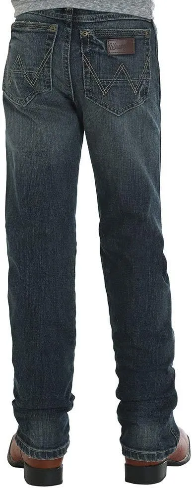 Wrangler Boy's Retro Slim Fit Straight Leg Jean