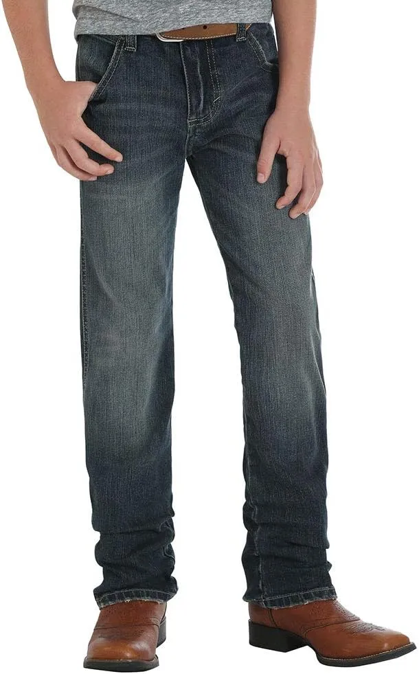 Wrangler Boy's Retro Slim Fit Straight Leg Jean